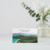 Visitenkarten mit Karibik Visitenkarte (Stehend Vorderseite)