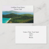 Visitenkarten mit Karibik Visitenkarte (Vorne/Hinten)