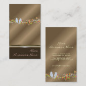 Visitenkarten mit Liebesvögeln im Cooperton Visitenkarte (Vorne/Hinten)