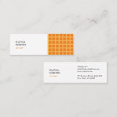 Visitenkarten mit Muster Mini Visitenkarte (Vorne/Hinten)