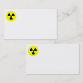 Visitenkarten mit Strahlungsfunktion Visitenkarte (Vorne/Hinten)