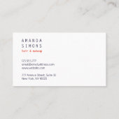 Visitenkarten mit Vintager amerikanischer Flagge Visitenkarte (Rückseite)