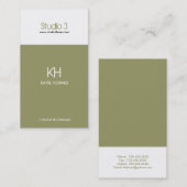 Visitenkarten - Modern 2 Visitenkarte (Vorne/Hinten)