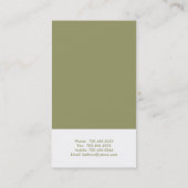 Visitenkarten - Modern 2 Visitenkarte (Rückseite)