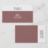 Visitenkarten - moderne 2 horizontal visitenkarte (Vorne/Hinten)