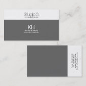 Visitenkarten - moderne 2 horizontal visitenkarte (Vorne/Hinten)