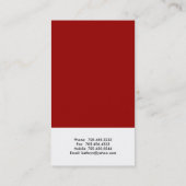 Visitenkarten - moderne 2 horizontal visitenkarte (Rückseite)