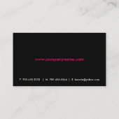 Visitenkarten - moderne 3 visitenkarte (Rückseite)