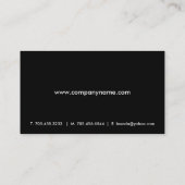 Visitenkarten - moderne 3 visitenkarte (Rückseite)