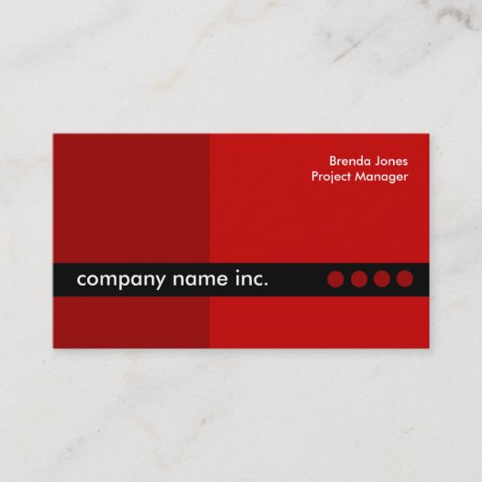 Visitenkarten - moderne 3 visitenkarte (Vorderseite)