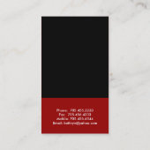 Visitenkarten - modernes 1 visitenkarte (Rückseite)