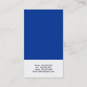 Visitenkarten - modernes Duo Visitenkarte (Rückseite)