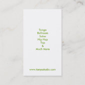 Visitenkarten - modernes Trio Visitenkarte (Rückseite)