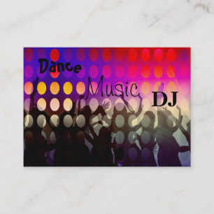 Visitenkarten Musik DJ Tanzparty Visitenkarte