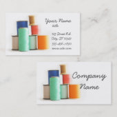 Visitenkarten nähen oder herstellend visitenkarte (Vorne/Hinten)