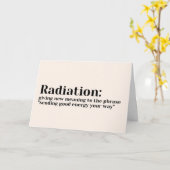 Visitenkarten - Neue Bedeutung für die Strahlung Karte (Gelbe Blume)