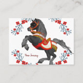 Visitenkarten, Pferdeausbildung Visitenkarte (Vorderseite)