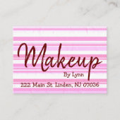 Visitenkarten, Pink und White Visitenkarten Visitenkarte (Vorderseite)