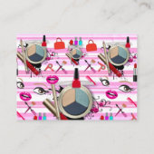 Visitenkarten, Pink und White Visitenkarten Visitenkarte (Rückseite)