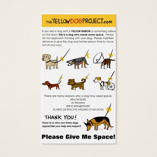 Visitenkarten "Poster" (Vorderseite)