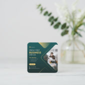 Visitenkarten Quadratische Visitenkarte (Stehend Vorderseite)