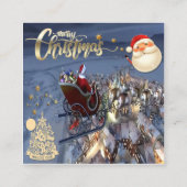 Visitenkarten Quadratische Visitenkarte (Rückseite)