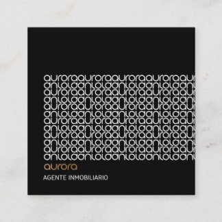 VISITENKARTEN QUADRATISCHE VISITENKARTE