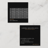 VISITENKARTEN QUADRATISCHE VISITENKARTE (Vorne/Hinten)