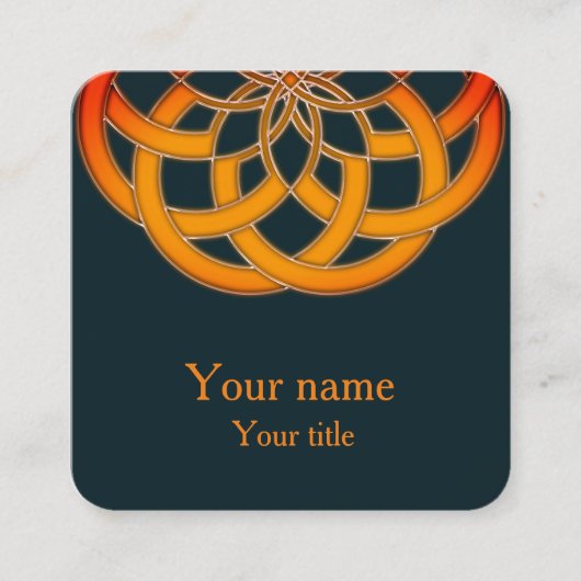 Visitenkarten Quadratische Visitenkarte (Vorderseite)