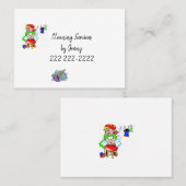 Visitenkarten, Reinigungsdienste Visitenkarte (Vorne/Hinten)