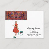 Visitenkarten, Reinigungsdienste Visitenkarte (Vorderseite)