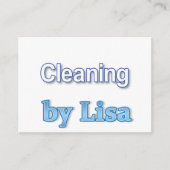 Visitenkarten, Reinigungsschweine Visitenkarte (Vorderseite)