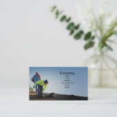 Visitenkarten Roofing Company Visitenkarte (Stehend Vorderseite)