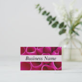 Visitenkarten - rosa Blossom-Design 2 Visitenkarte (Stehend Vorderseite)