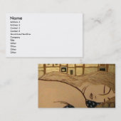 Visitenkarten Schlafendame 1 Visitenkarte (Vorne/Hinten)