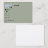 Visitenkarten SCHNEE-ENTWURF Visitenkarte (Vorne/Hinten)