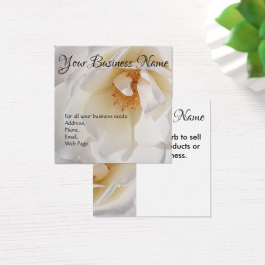 Visitenkarten - Selbstständige Werbeaktion (Schreibtisch)