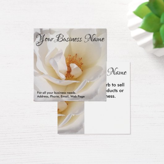 Visitenkarten - Selbstständige Werbeaktion (Schreibtisch)