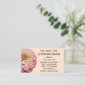 Visitenkarten - Sherbet Zinnia Visitenkarte (Stehend Vorderseite)