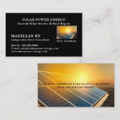 Visitenkarten - Solar Sales Consultant Terminkarte (Vorne/Hinten)