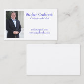 Visitenkarten Stephen Czarkowski Visitenkarte (Vorne/Hinten)