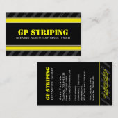Visitenkarten Striping Company Visitenkarte (Vorne/Hinten)
