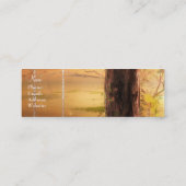 Visitenkarten-Swing-Fireflies Woodlands Skinny Mini Visitenkarte (Rückseite)