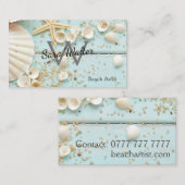 Visitenkarten - Tag am Strand (Vorne/Hinten)