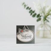 Visitenkarten Telefonnummerkarte (Stehend Vorderseite)