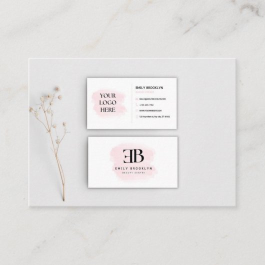 Visitenkarten Telefonnummerkarte (Vorderseite)