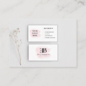 Visitenkarten Telefonnummerkarte (Rückseite)