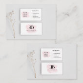 Visitenkarten Telefonnummerkarte (Vorne/Hinten)