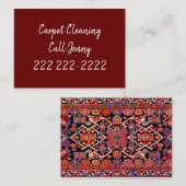 Visitenkarten, Teppichreinigung Visitenkarte (Vorne/Hinten)