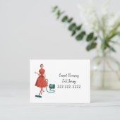 Visitenkarten, Teppichreinigung Visitenkarte (Stehend Vorderseite)